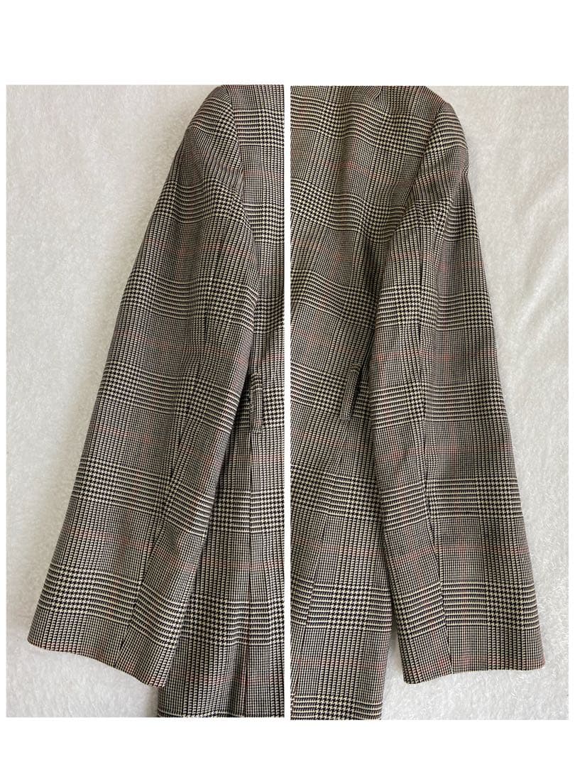 ゆめ様。BURBERRY London カシミヤ混 グレンチェックステンカラー