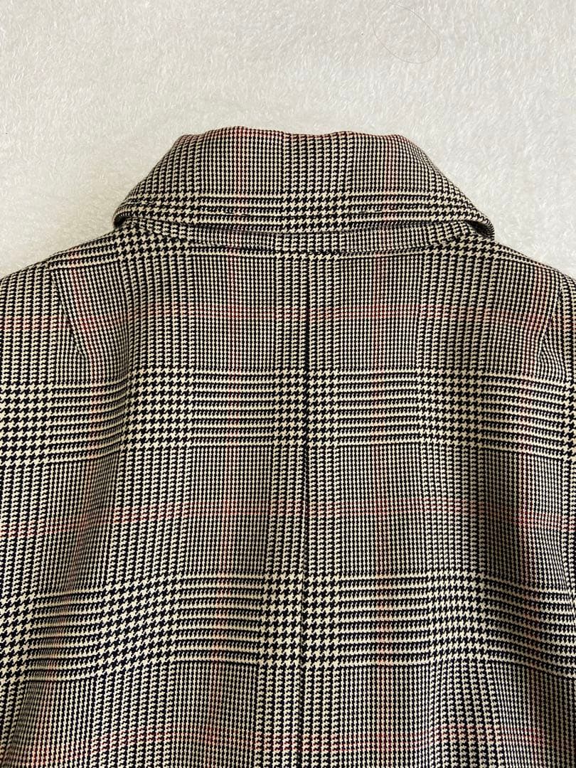 ゆめ様。BURBERRY London カシミヤ混 グレンチェックステンカラー