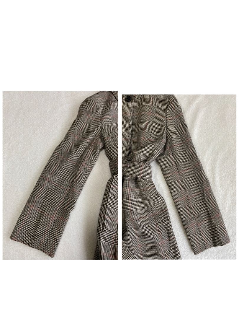 ゆめ様。BURBERRY London カシミヤ混 グレンチェックステンカラー