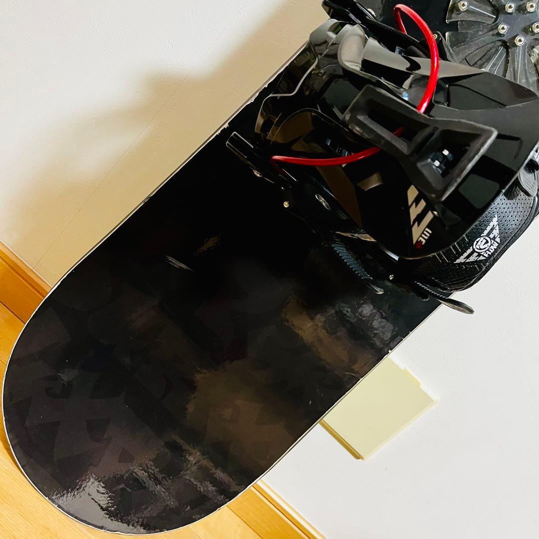 美品 YONEX×FLOW フロウ ビンディング付スノーボードセット ヨネックス