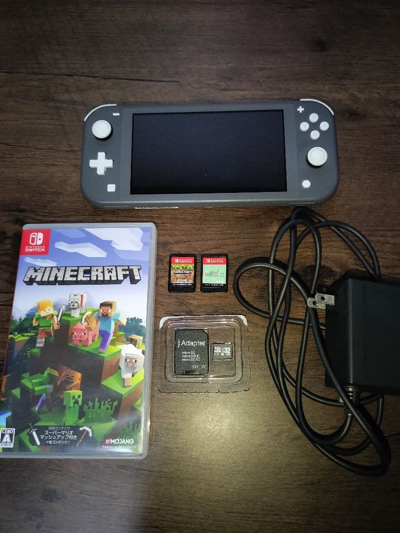 Nintendo Switch Lite グレー 本体 + Minecraft