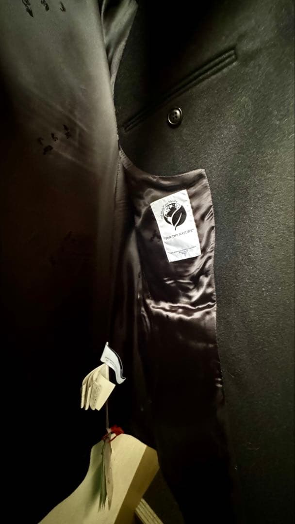 Off-White オフホワイト ブラック テーラードジャケット カラーボタン