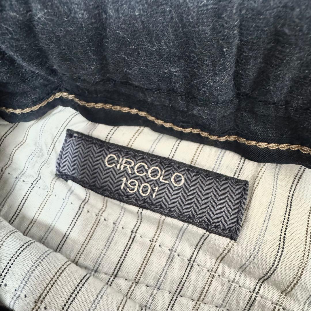 タグ付き未使用 CIRCOLO チルコロ1901 ジャージー スラックス 46