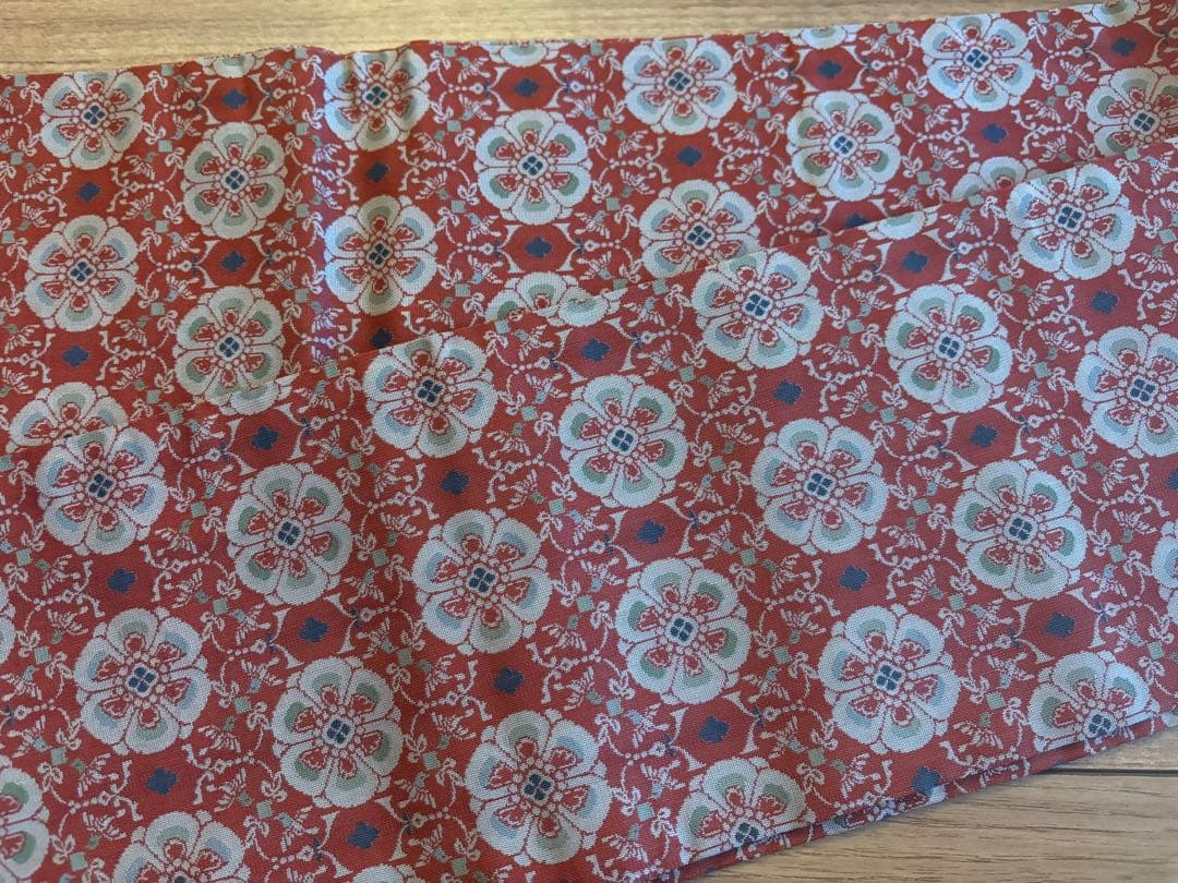 龍村織物　正倉院宝物柄　半幅帯 桐箱入り