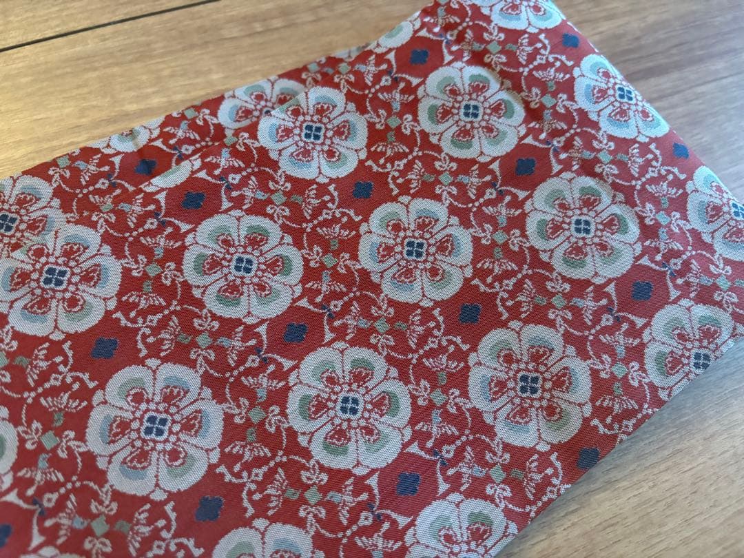 龍村織物　正倉院宝物柄　半幅帯 桐箱入り