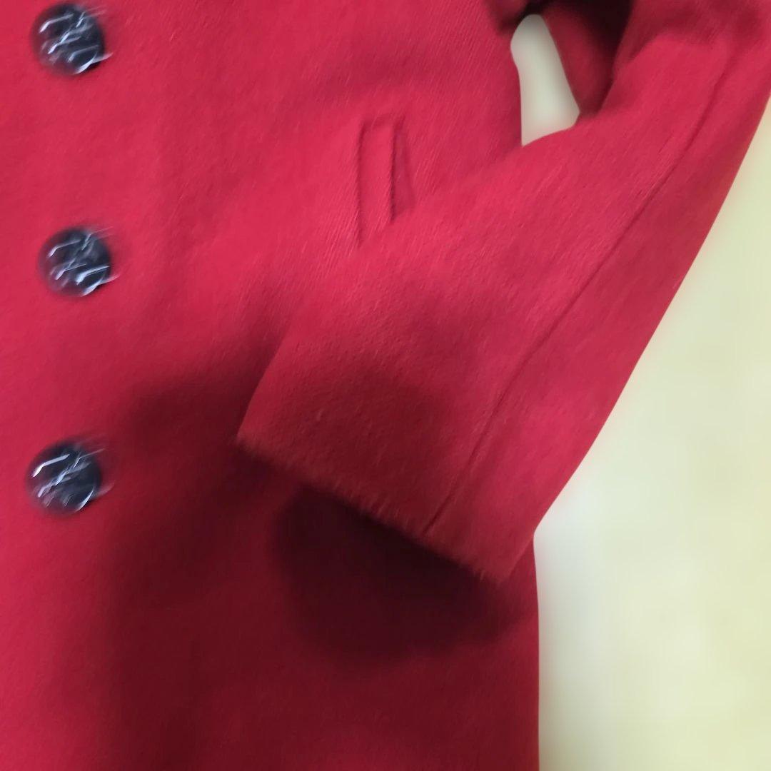 【美品 XL相当】 Schott U.S.740N Pコート キルティング 赤