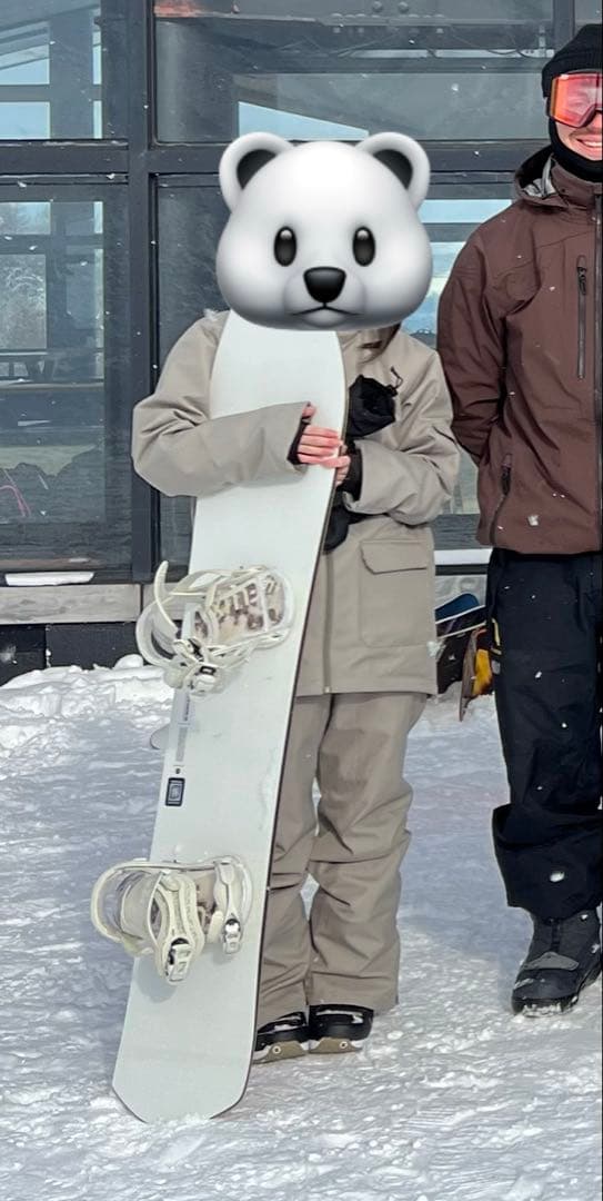 グレー スノーボードウェアセット