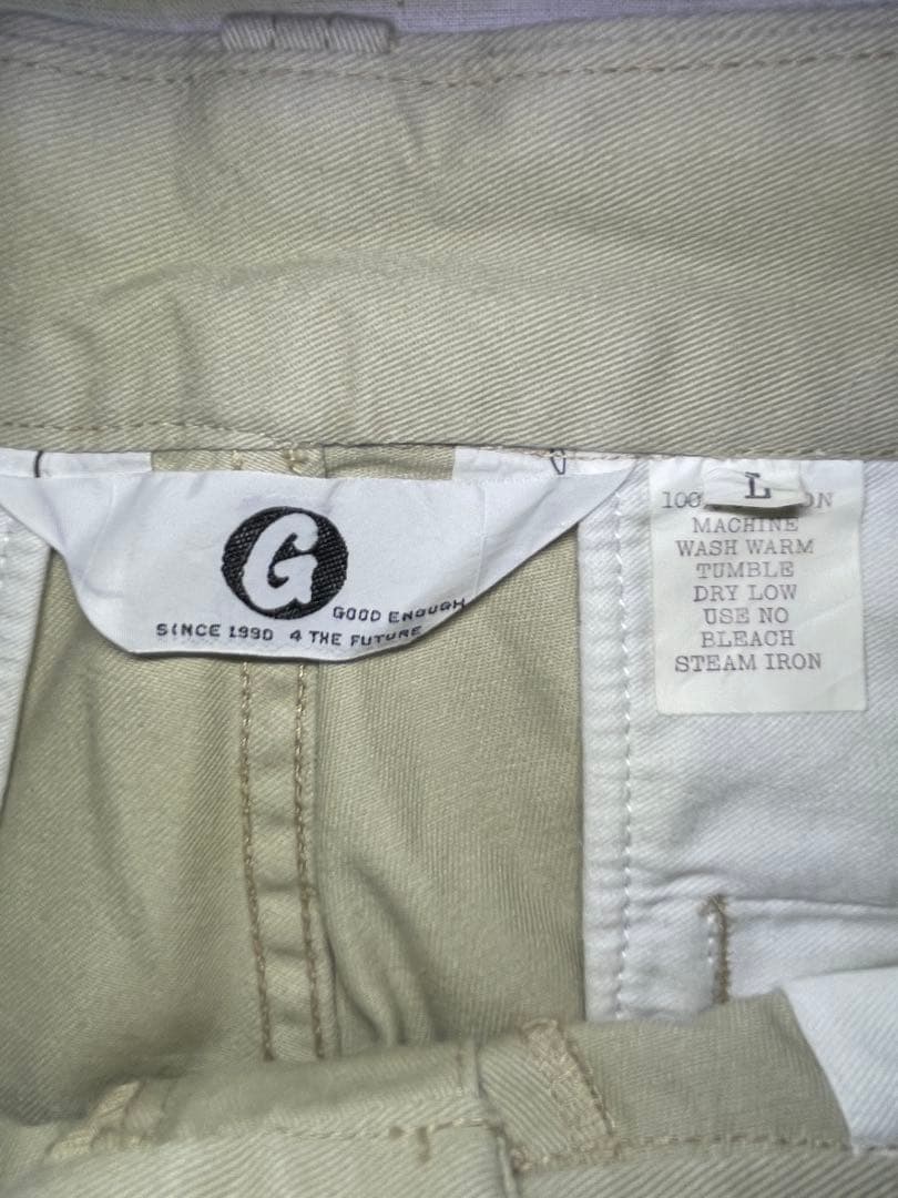 90's 初期 当時物 Goodenough チノパン ワーク パンツ L
