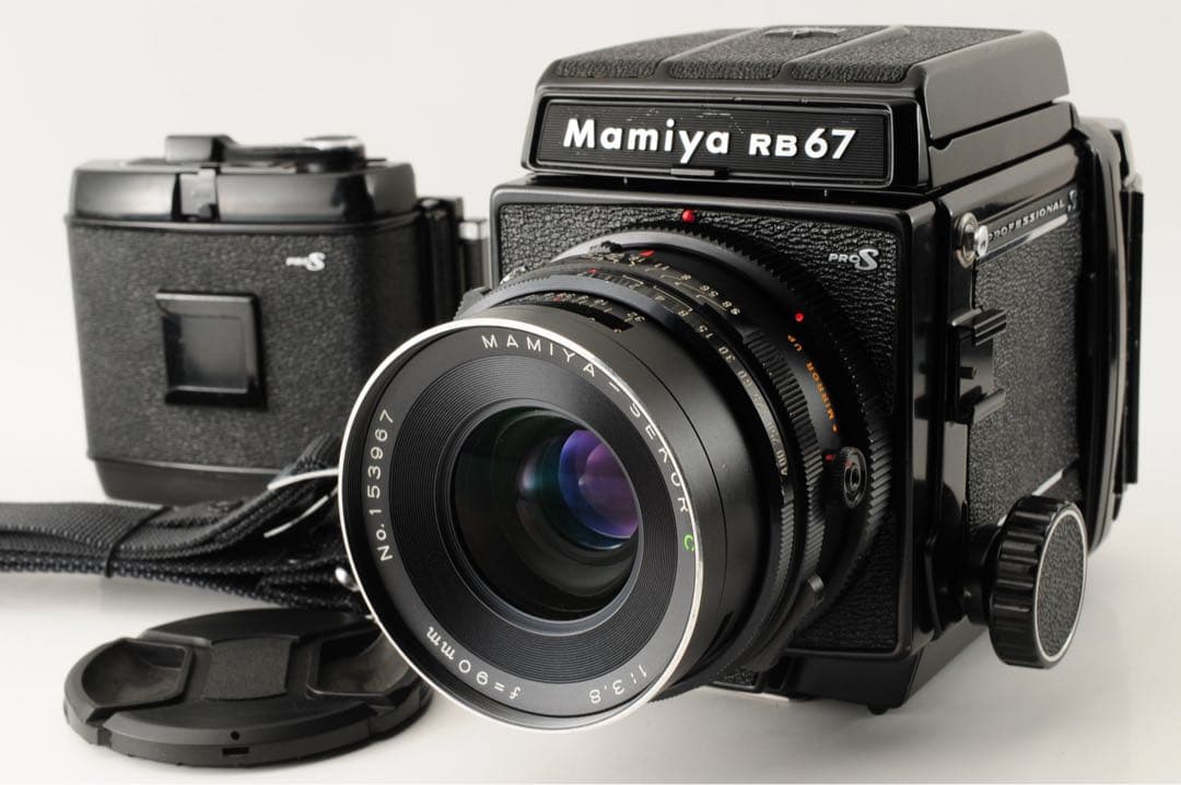 Mamiya RB67 Pro S 90mm f3.8 120フィルムバック2個