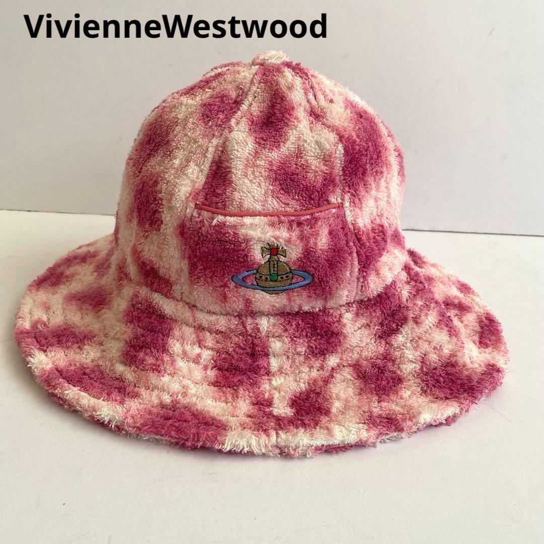 希少 レア VivienneWestwood ピンク レオパード バケットハット