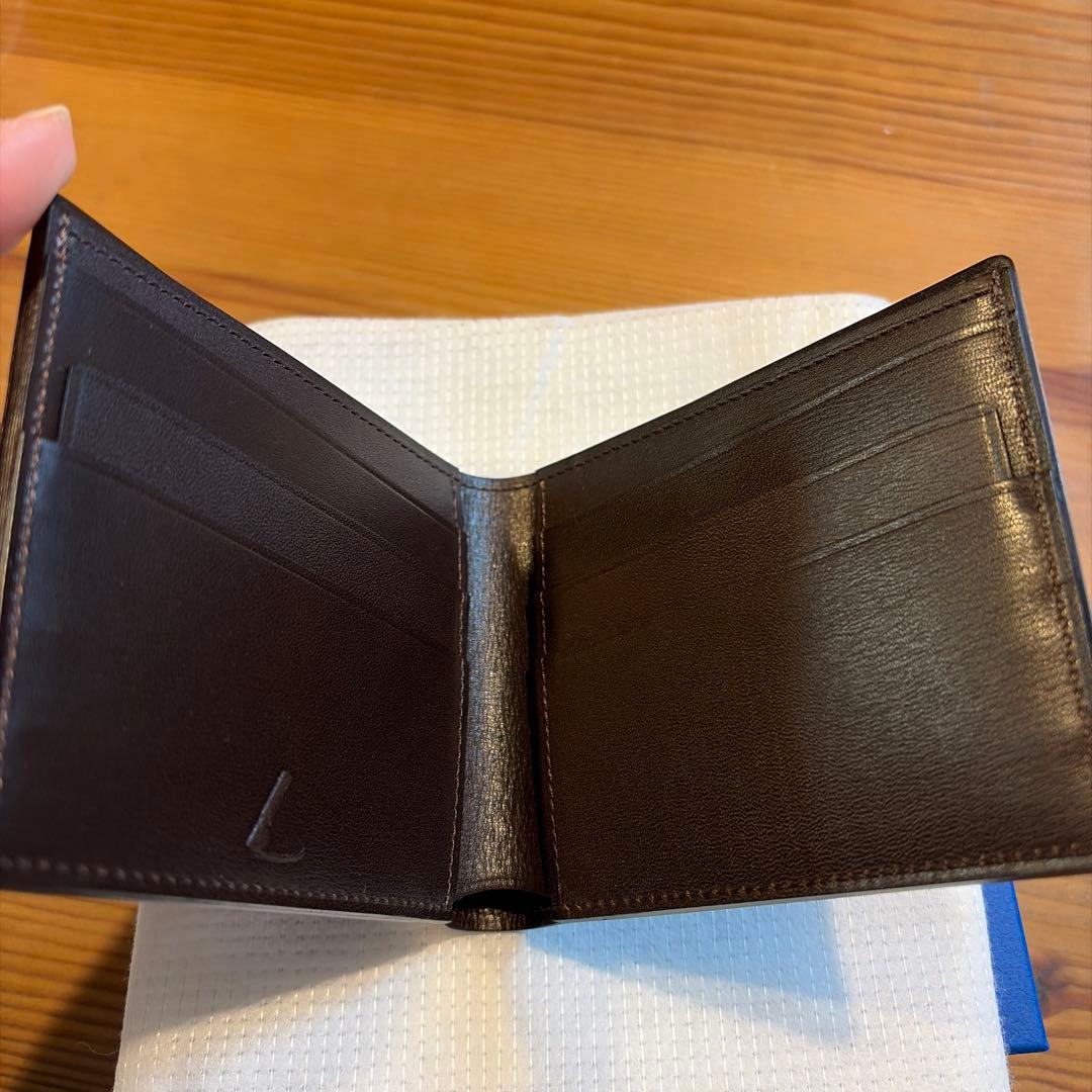 ルーク　土屋鞄　ベルコード二つ折り札入れ