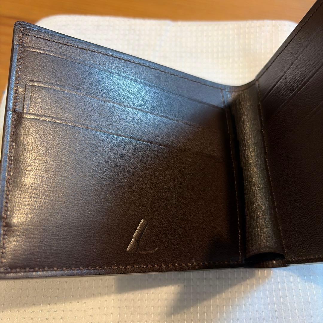 ルーク　土屋鞄　ベルコード二つ折り札入れ