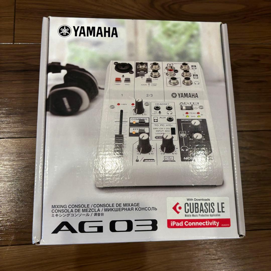 【新品未使用】YAMAHA AG03 ミキシングコンソール