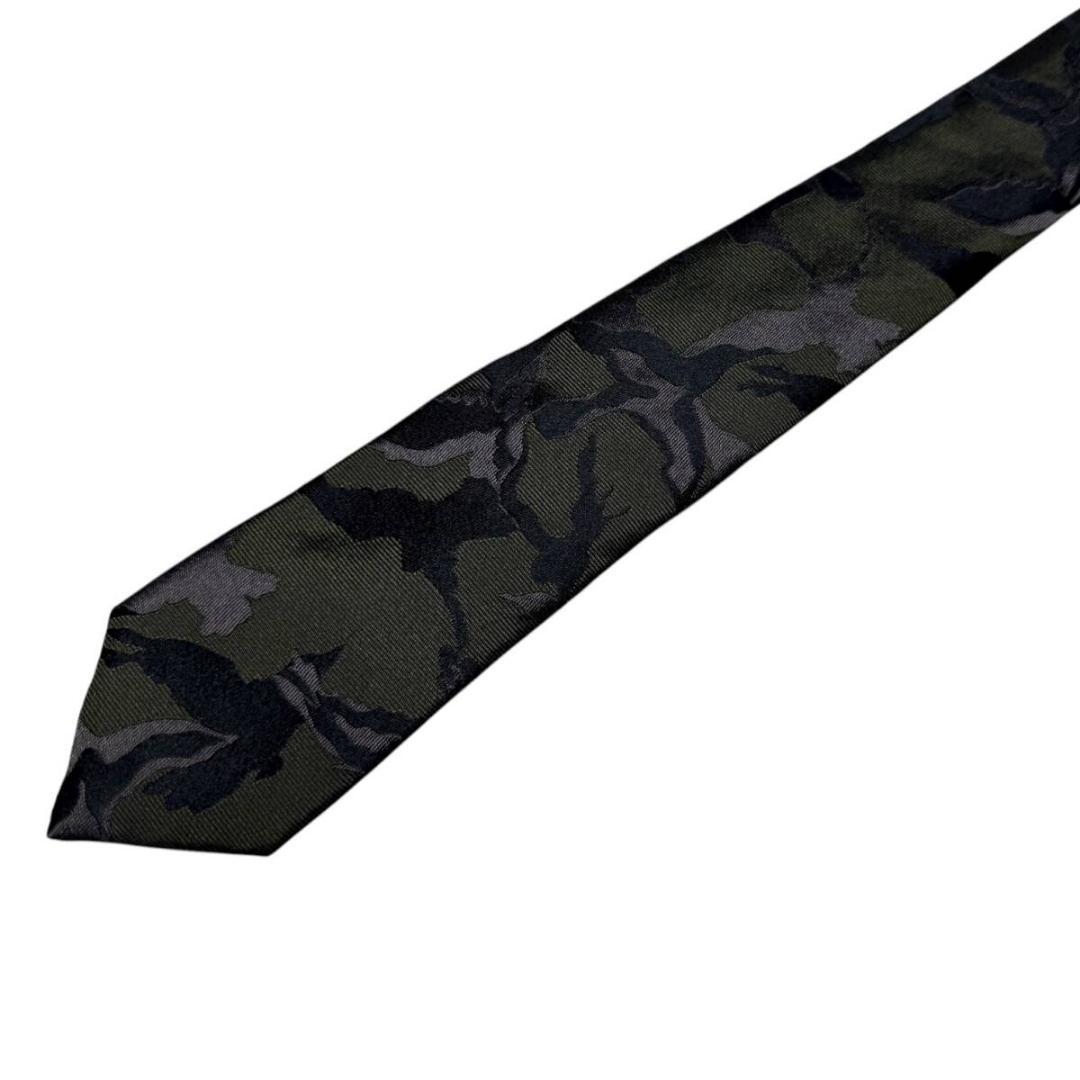 美品 12AW DIOR HOMME 迷彩 カモフラージュ ネクタイ