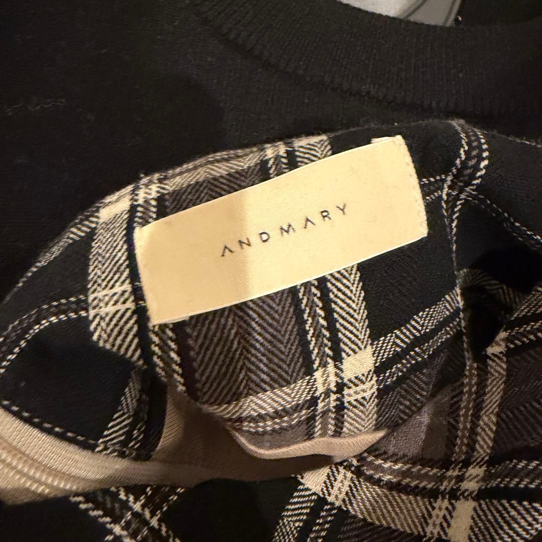 ワンピース Nadia check long dress