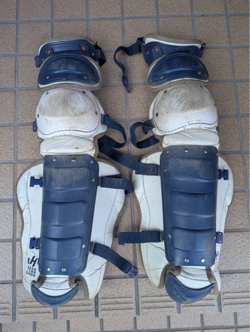 キャッチャー防具セット　ネイビー/ホワイト J.S.B.B