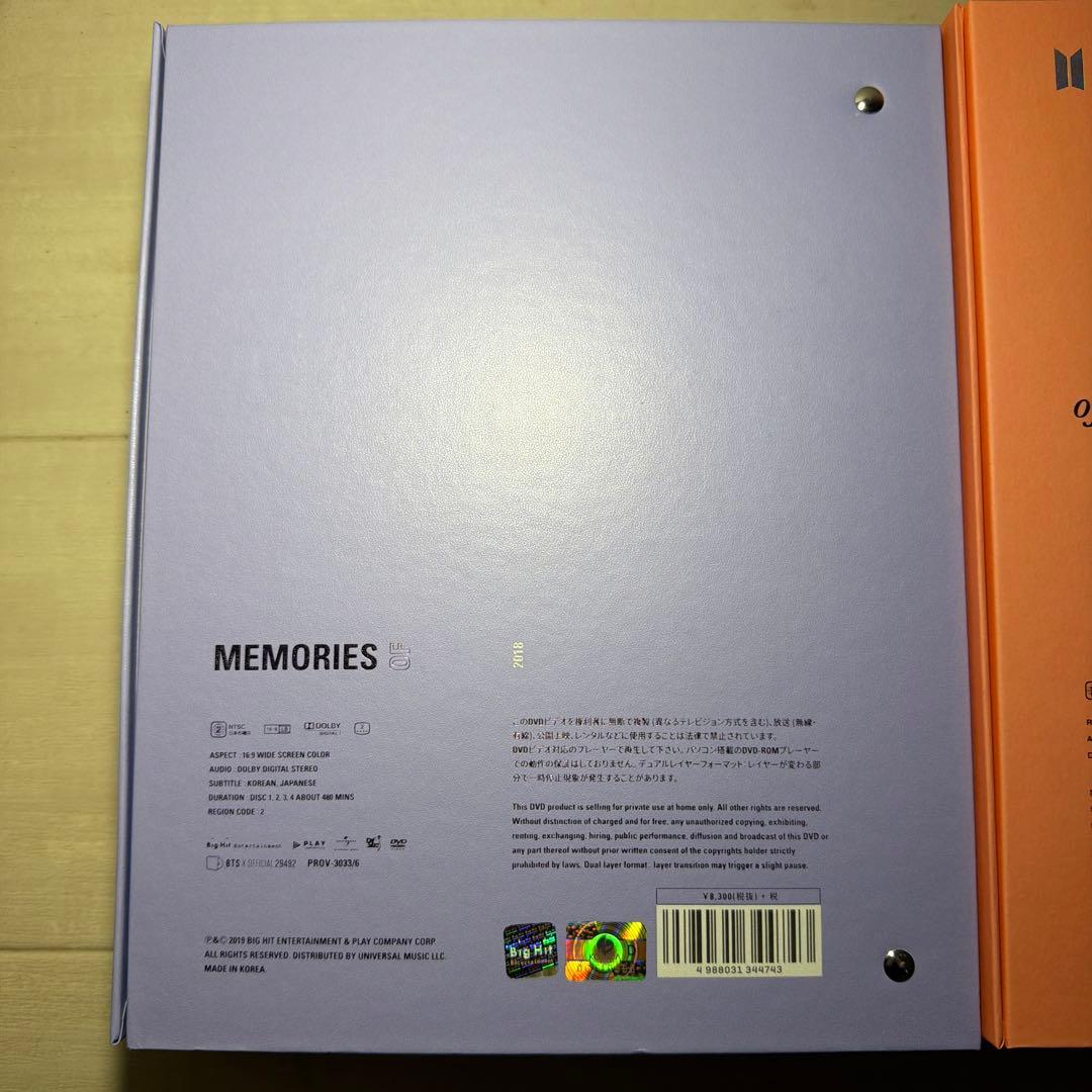 BTS メモリーズ 2018 〜 Blu-ray DVD 写真集 セット
