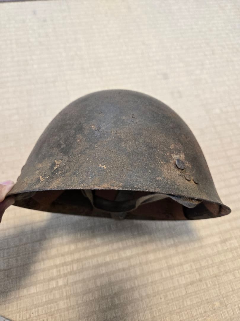 珍品　軍用九○式鉄兜タイプ　民間ヘルメット