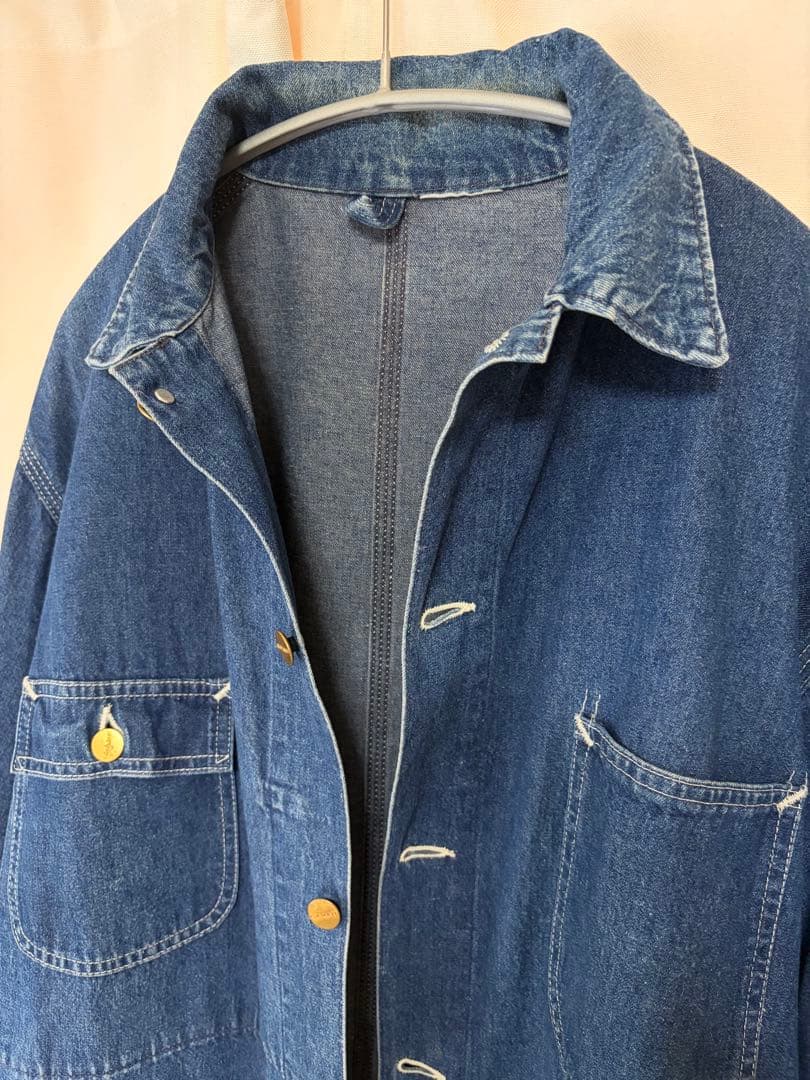 80s USA製 Carhartt カーハート カバーオール チョアコート L