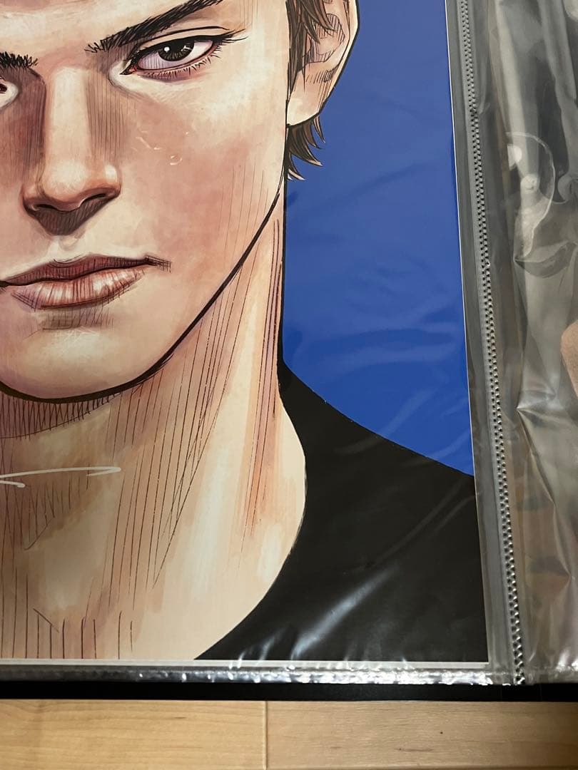 井上雄彦 サイン入りビッグポスター 懸賞　REAL リアル B2サイズ