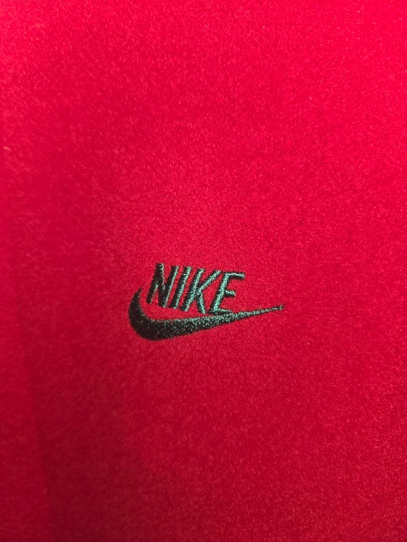 90's NIKE AIR バーシティジャケット クレイジーパターン レザー