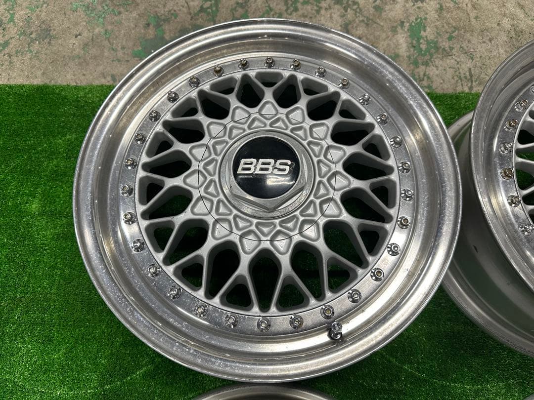 当時物希少！加工無し BBS RS189 15×6J 100 4H +38 4本
