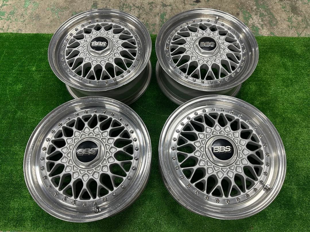 当時物希少！加工無し BBS RS189 15×6J 100 4H +38 4本