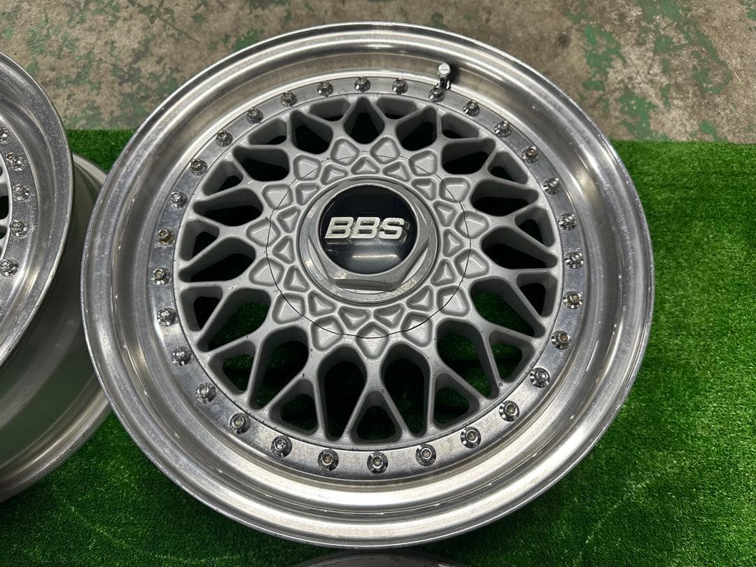 当時物希少！加工無し BBS RS189 15×6J 100 4H +38 4本