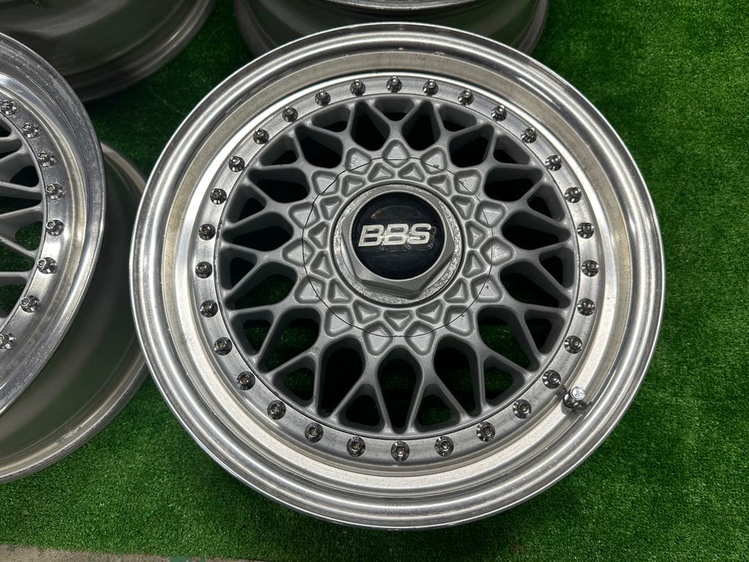 当時物希少！加工無し BBS RS189 15×6J 100 4H +38 4本