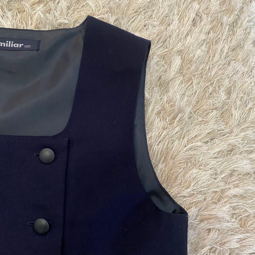 美品 familiar アンサンブル ファミリア ワンピース ジャケット お受験