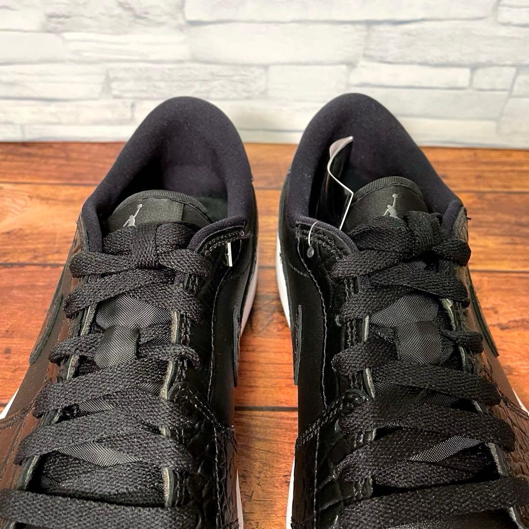 【箱付き新品】ナイキ エアジョーダン1 ロー ゴルフ ブラック クロコ 26.5