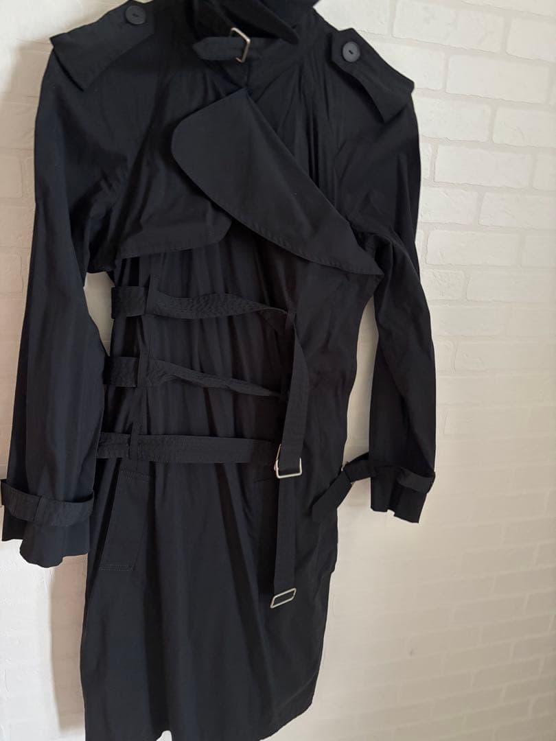美品　細身　Jean Paul Gaultier ブラックトレンチコート 40