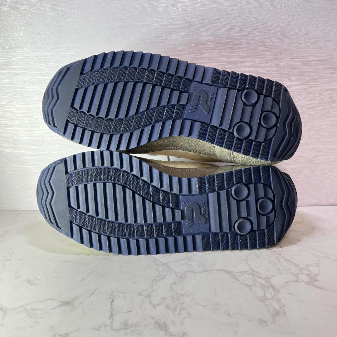 専用未使用級 PATRICK マラソン 38 グレー×白×ネイビー 日本製 24