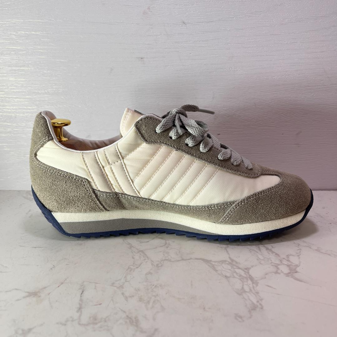 専用未使用級 PATRICK マラソン 38 グレー×白×ネイビー 日本製 24