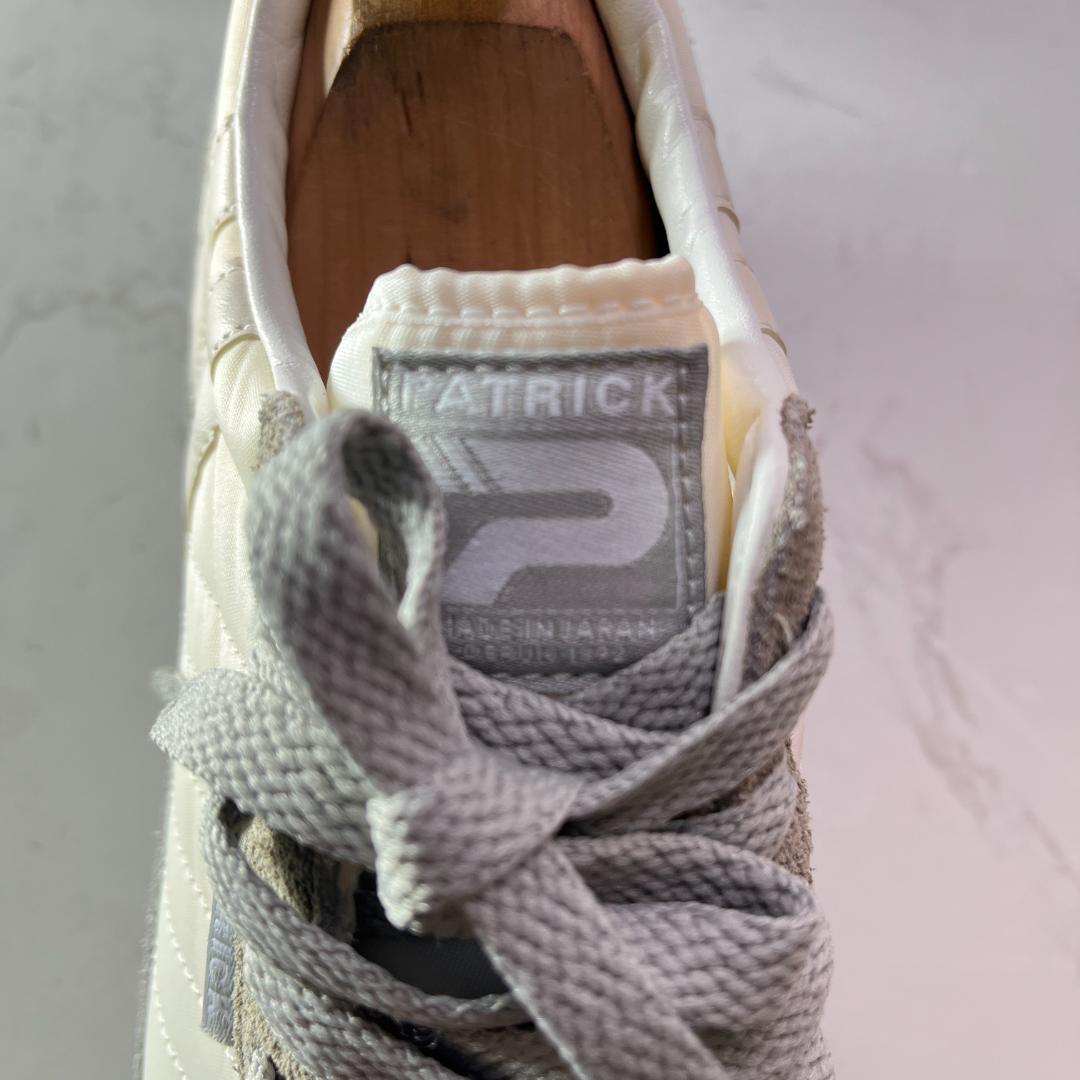 専用未使用級 PATRICK マラソン 38 グレー×白×ネイビー 日本製 24