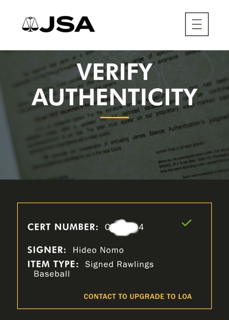 【超貴重】野茂英雄／直筆サインボール／1995 MLB オールスターゲーム公式球