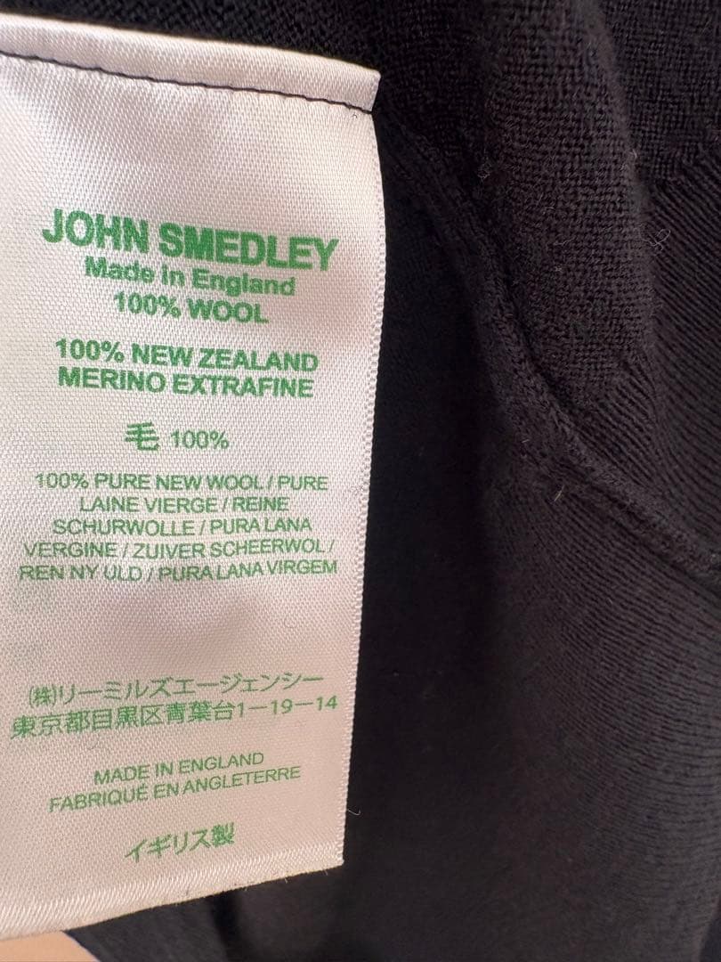 ジョンスメドレー　ニット　ポロシャツ　長袖
