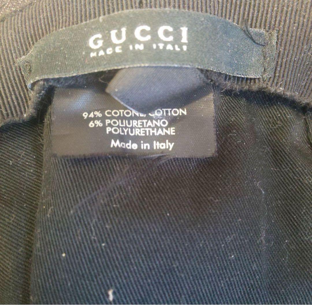 A-KTオシャレ！中古。GUCCIバケット風ハット。グレー、Lsize