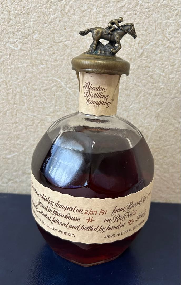 Blanton's バーボンウイスキー 46.5% 1991年