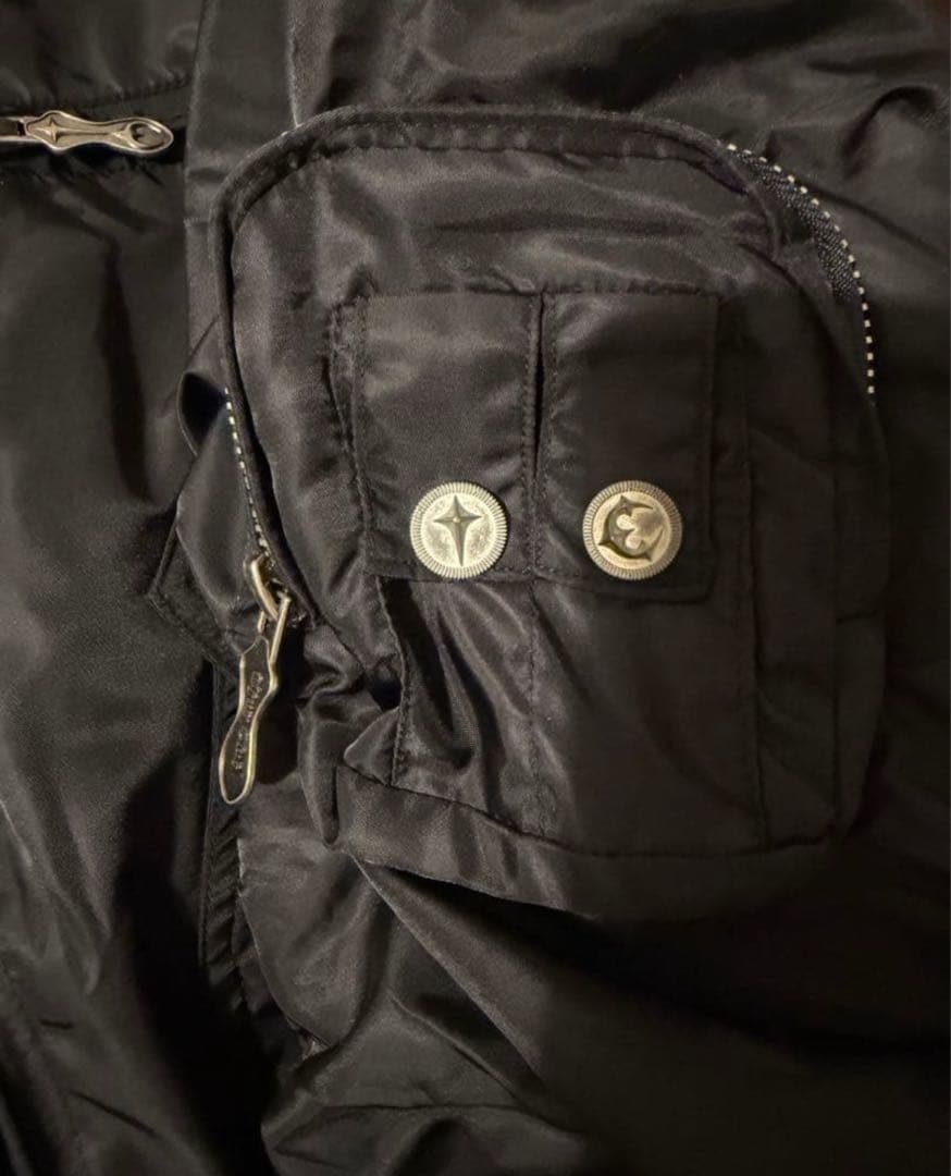 thug club MA-1 ブラック フライトジャケット ボンバージャケット