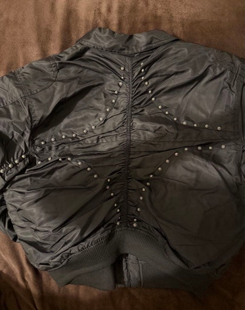 thug club MA-1 ブラック フライトジャケット ボンバージャケット