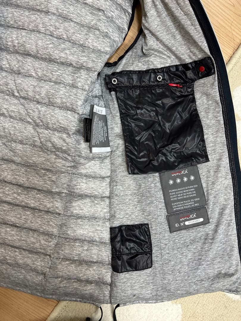 値下げ不可✴︎duvetica ダウンベスト filira 40 ダークグレー