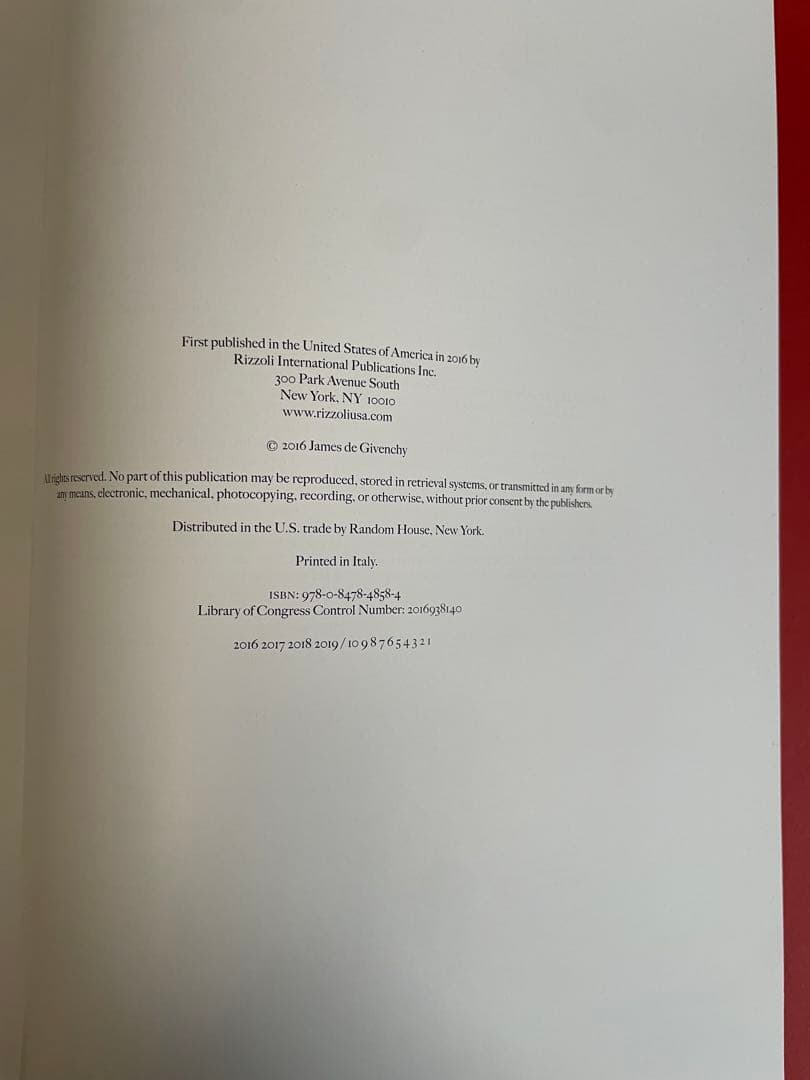 【美品】洋書「TAFFIN」Rizzoli Givenchy ジバンシー 本