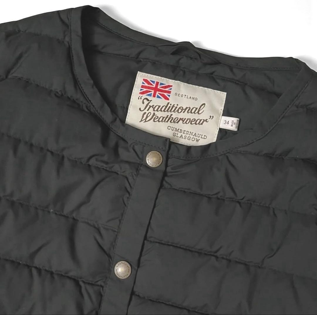 トラディショナル ウェザーウェア アークリー ロングダウン パッカブル 34