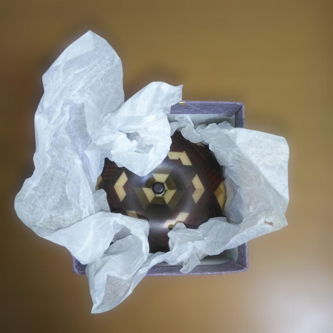 箱根寄木細工 りんご 小物入れ アクセサリーケース 工芸品 民芸品 木工 林檎