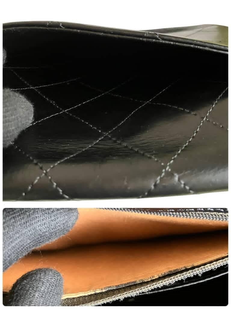 美品 CHANEL シャネル ショルダーバッグ シール有 ブラック