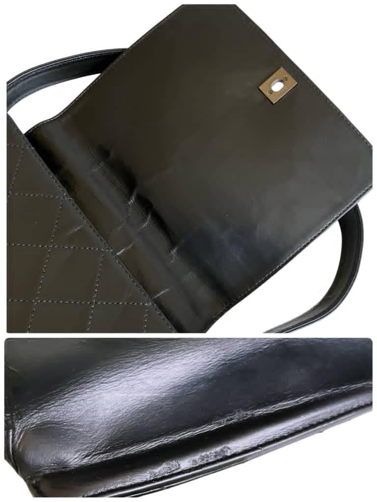 美品 CHANEL シャネル ショルダーバッグ シール有 ブラック