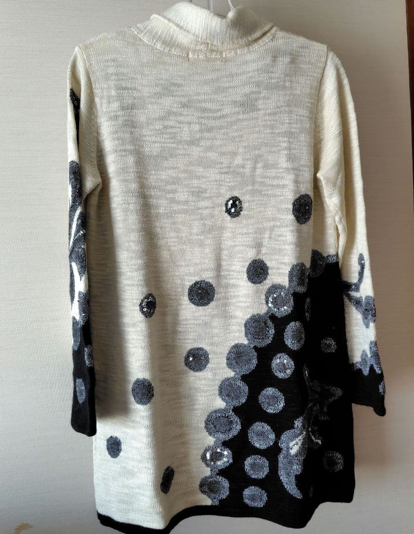 美品★HIROKOKOSHNO★コシノヒロコ★ニットチュニック　38