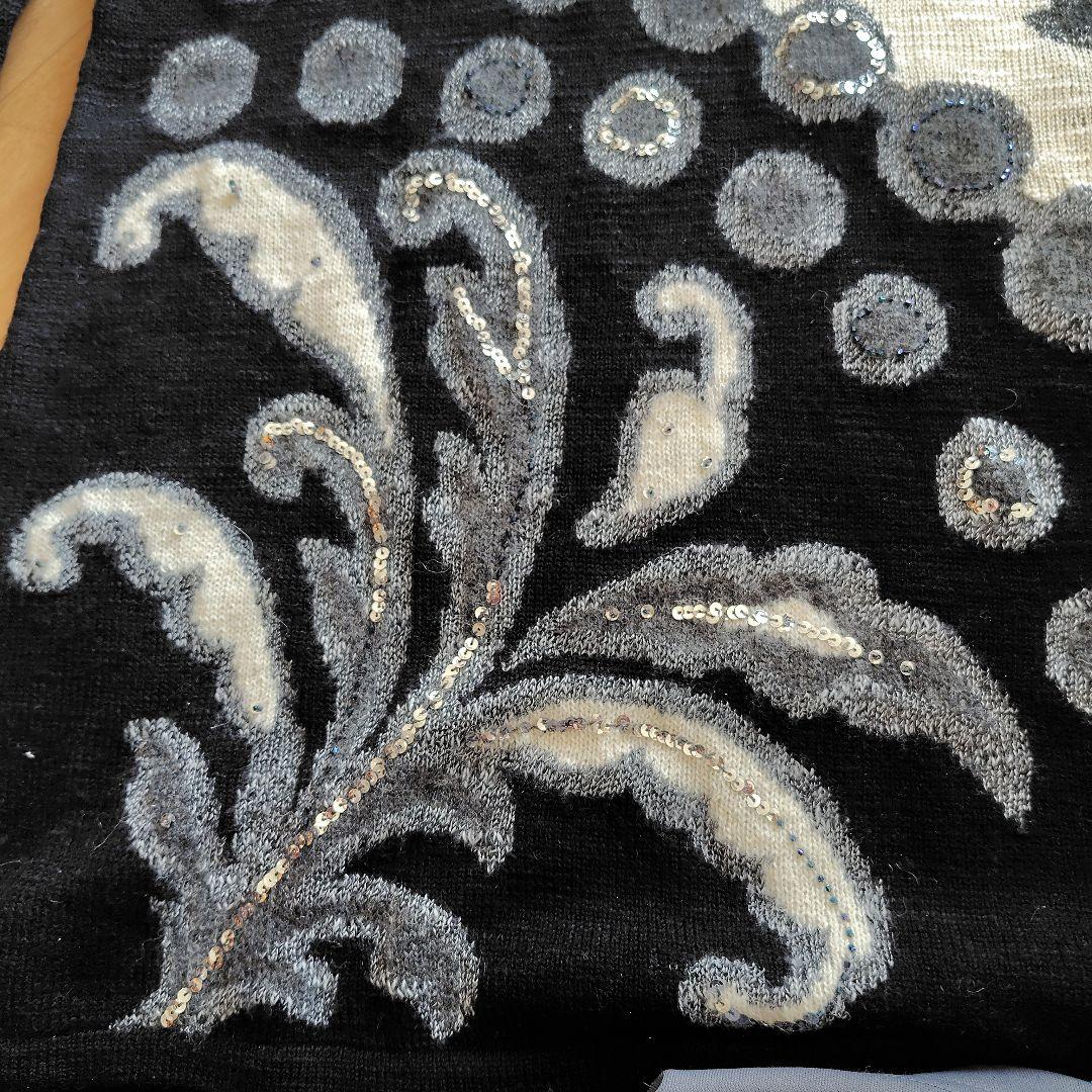 美品★HIROKOKOSHNO★コシノヒロコ★ニットチュニック　38