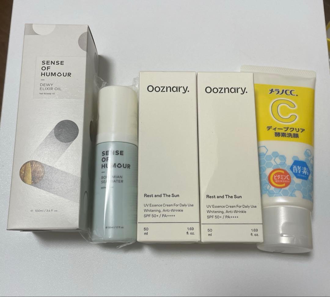 【半額以下】【センスオブヒューモア】ヘアボディオイル、スタイリング剤　計5点